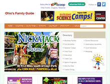 Tablet Screenshot of ohiokidsguide.com